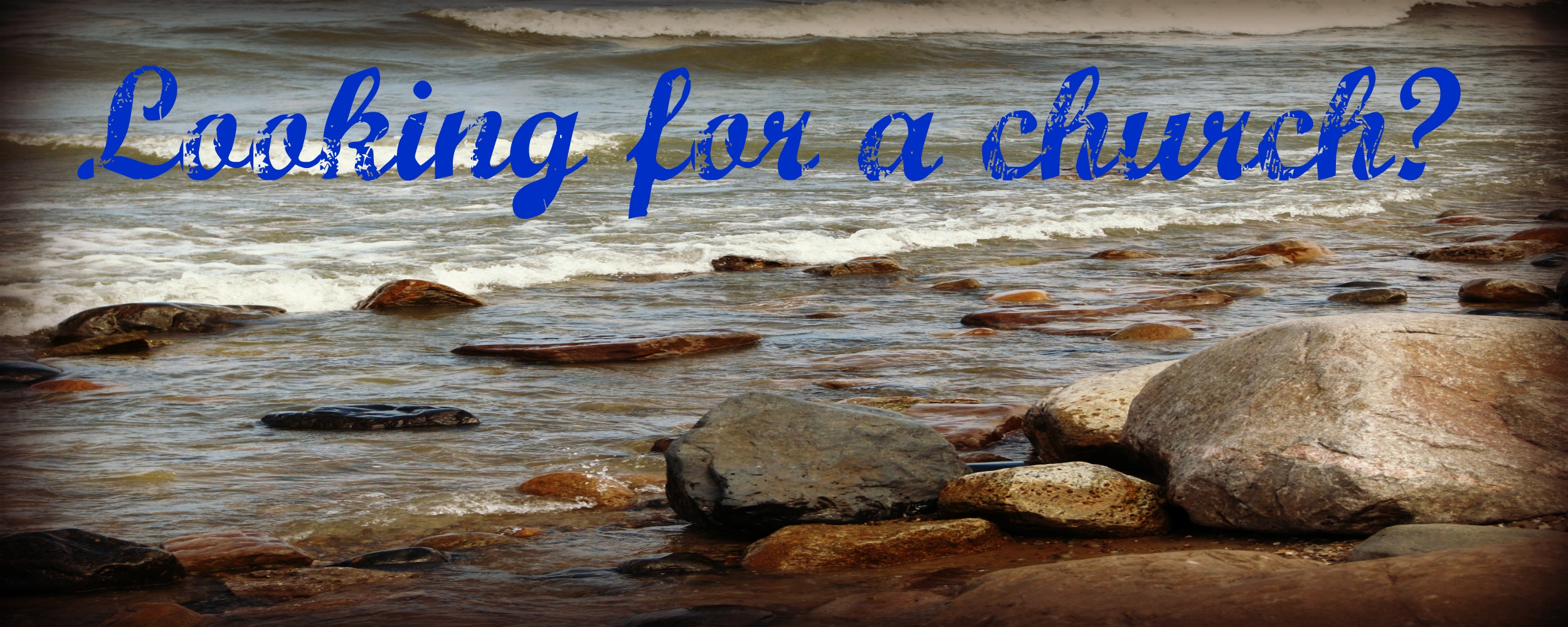 Water and Rocks Pic -Text